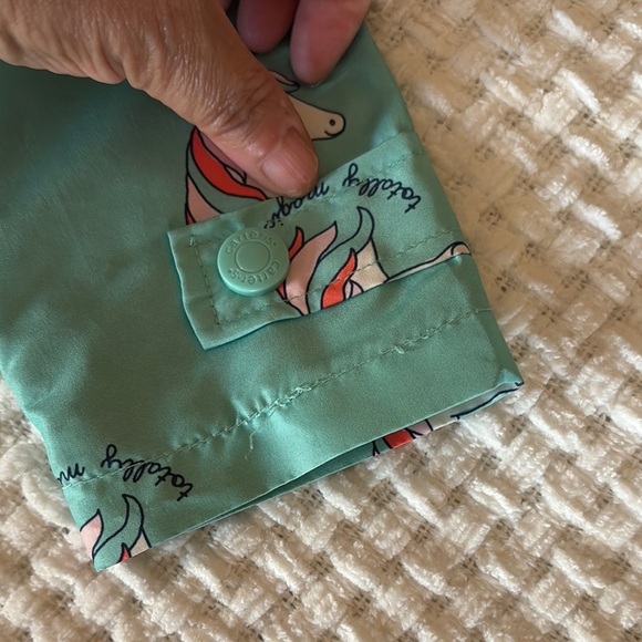 Gently loved Kids Unicorn Print Green Lightweight Jacket by Carters - Picture 9 of 10